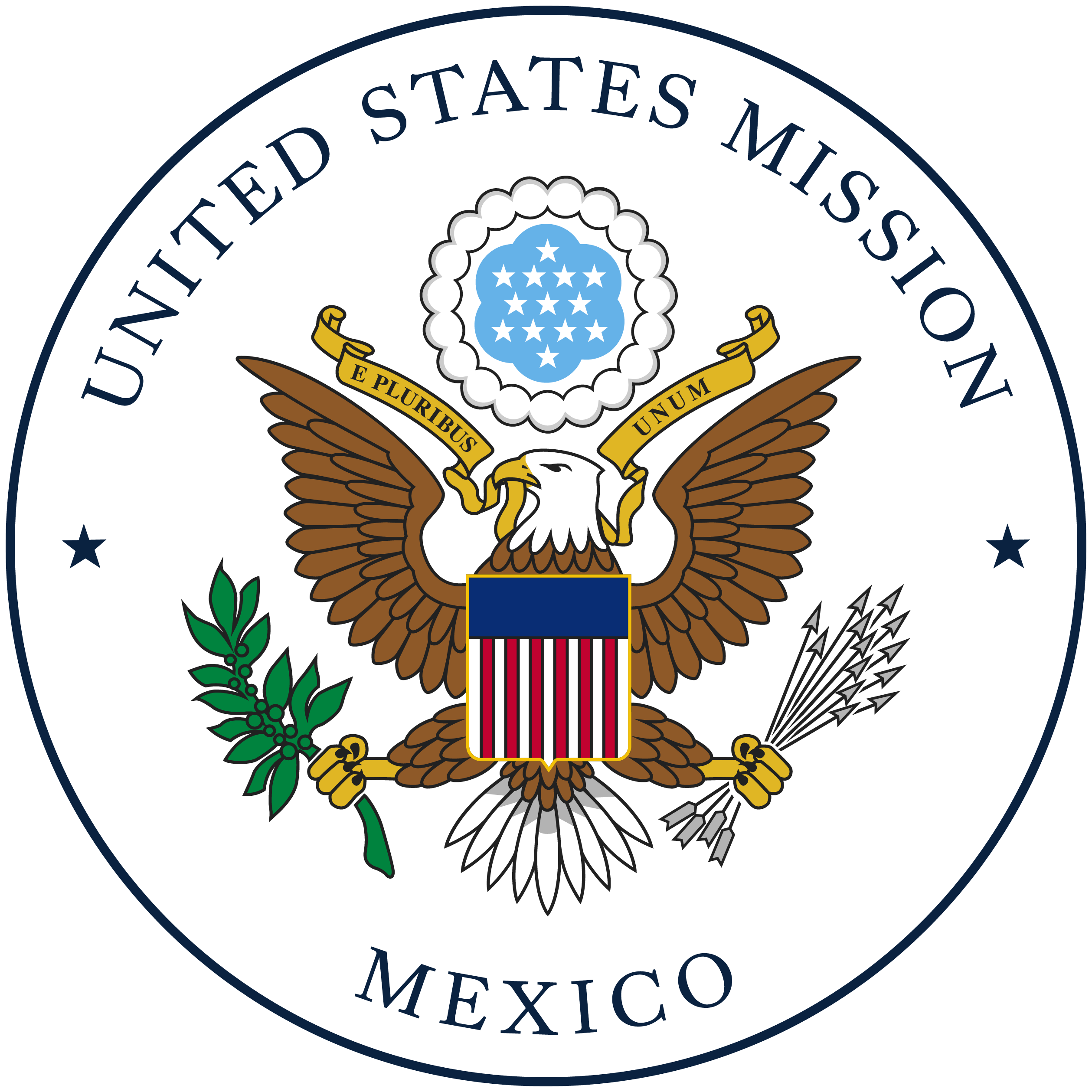 The official seal for U.S. Mission Mexico