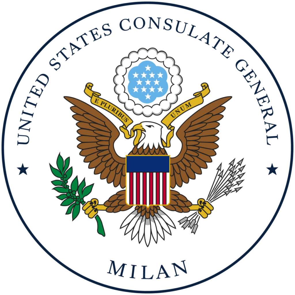 United States seal for the Consulate General Milan